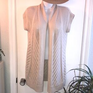 NWT Tahari Open Front Cardigan Size Small